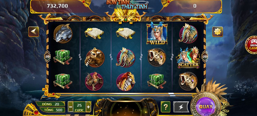 Cách chơi Nổ Hũ Sơn Tinh Thuỷ Tinh 12Bet